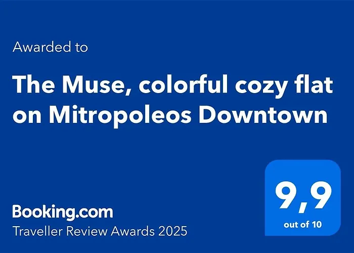 The Muse, Colorful Cozy Flat On Mitropoleos Downtown